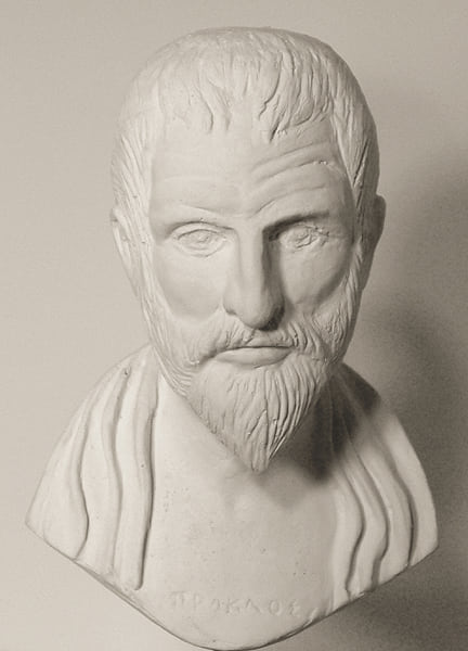 Πρόκλος Διάδοχος, σύγχρονη προτομή βασισμένη σε παλαιότερη ελληνιστική προτομή - Proclus Diadochus, contemporary bust based on a hellenistic era bust