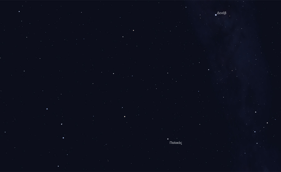 οι αστερισμοί της Μεγάλης και της Μικρής Άρκτου στον νυχτερινό ουρανό