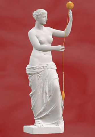 Το διάσημο άγαλμα Αφροδίτη της Μήλου, ελληνιστική περίοδος, 130-100 π.Χ., αποκατεστημένο αντίγραφο