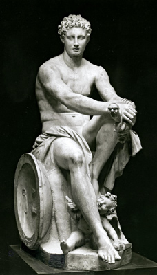 Άγαλμα επονομαζόμενο ο Άρης Λουντοβίζι, ρωμαϊκό, 320 μ.Χ., με αποκατάσταση από τον γλύπτη Μπερνίνι τό 1622, Ιταλία