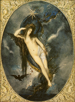 Νυξ, του ζωγράφου Gustav Moreau