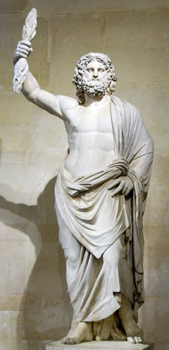 Άγαλμα ελληνιστικής εποχής, επονομαζόμενο ως Δίας της Σμύρνης, ευρέθηκε και αποκαταστάθηκε επί βασιλείας Λουδοβίκου ΧIV, όπου επρόσθεσαν το χέρι με τον κεραυνό