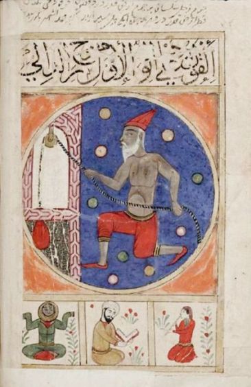 Ο Υδροχόος και οι τρεις δεκανοί, Βιβλίο των Θαυμάτων, Αλ Ισφαχανί, Aquarius Ydrochoos, Kitab Al Bulhan, Abd al Hasan Al Isfahani, 1390