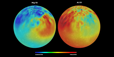 Χημική σύσταση επιφάνειας του Ερμή σε Μαγνήσιο-Πυρίτιο και Αλουμίνιο-Πυρίτιο Mercury Chemical Composition Surface Mg/Si and Al/Si 2015