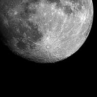 Οι Σεληνιακοί κρατῆρες Τύχο και Κοπέρνικος με ακτινωτά αυλάκια Moon craters Tycho and Copernicus with rays by Steve Mandel