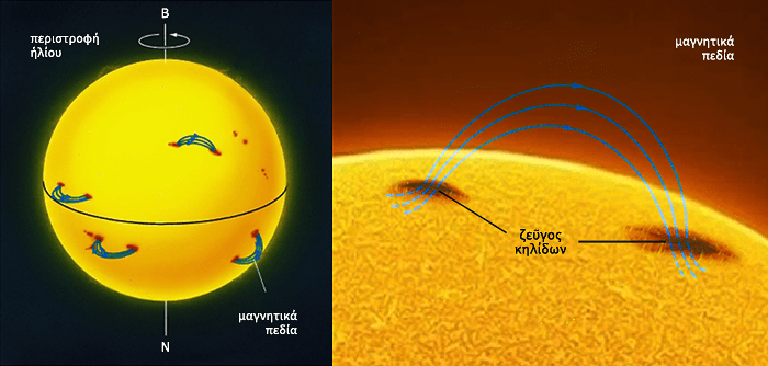 sunspot pair solar magnetic surface sun full sm