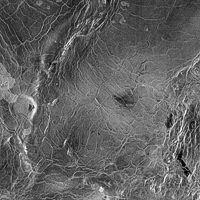 Baltis Vallis, 600 Klm Segment of Longest Channel on Venus, Atalanta Planitia